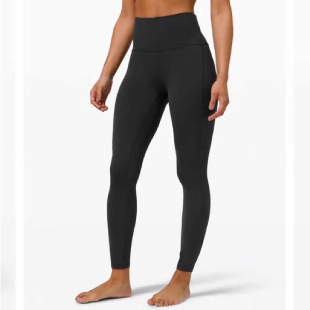 Lululemon 7/8 align High-Waisted Black Leggings